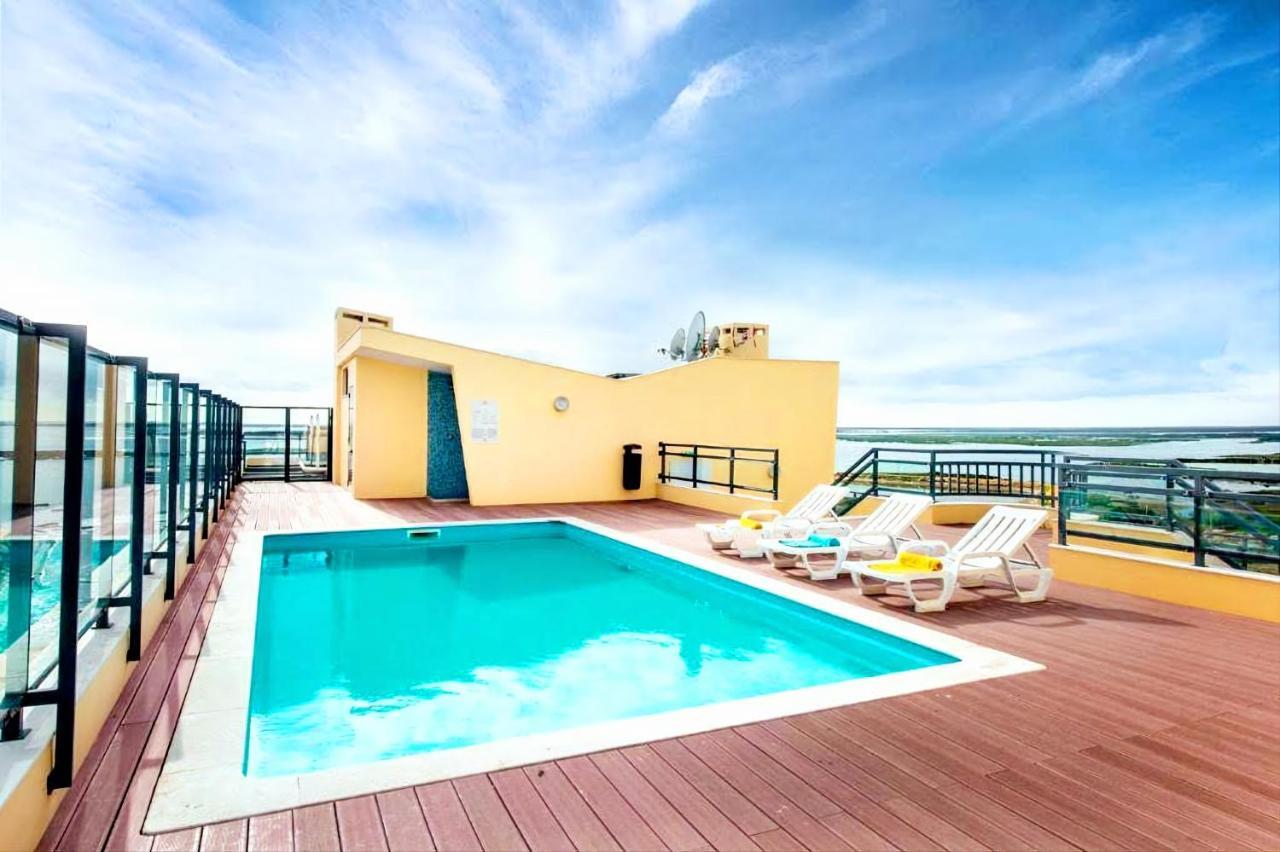 A Gaivota Ria Formosa Waterfront Lux Apart With Pool, Olhao, Algarve Dış mekan fotoğraf